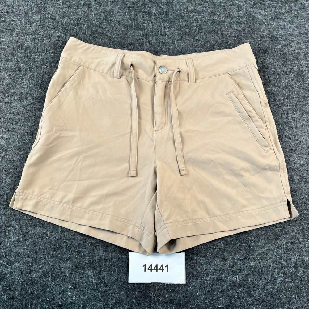 Magellan Outdoors Shorts Womens Medium Beige Drawstring Outdoor Hiking Utility